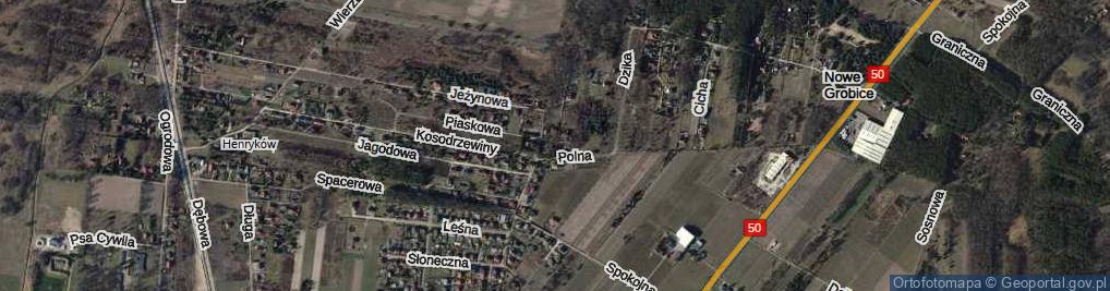 Zdjęcie satelitarne Leśny Gaj ul.